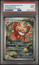 2025 Pokemon Black Bolt Illustration Rare Darmanitan 9 PSA #098