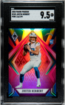 2020 Panini Phoenix Pink /199 Justin Herbert 9.5 SGC #103