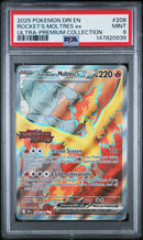 2025 Pokemon Destined Rivals UPC Rocket'S Moltres Ex 9 PSA #208