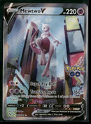 Pokemon GO Mewtwo V (Alternate Full Art) #072/078