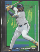 2026 Finest Green Refractors Junior Caminero #/99 #47