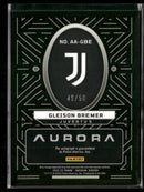 2022-23 Panini Obsidian Aurora Electric Etch Purple Gleison Bremer /50 AU