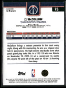 2025-26 Topps Chrome Update Black Refractor CJ McCollum #/10 #75