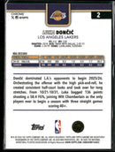 2025-26 Topps Chrome Update Red White and Blue Refractor Luka Dončić #2