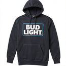 Bud Light Logo Mens Hoodie, Size Small