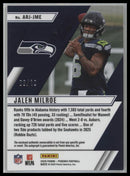 2025 Panini Phoenix Ascension Jersey Auto Rookie Logo Prizm Jalen Milroe #/10