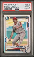 2021 Bowman Draft Chrome-Refractor Andrew Painter 10 PSA #BDC10