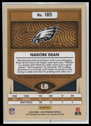 2022 Panini Gold Standard Nakobe Dean RC #/199