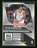 2024-25 Panini Prizm Monopoly Ruby Wave Prizm Victor Wembanyama #73