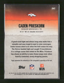 2025 Topps Signature Class Orange Lava Caden Prieskorn RC /25 #247