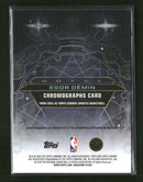 2025-26 Topps Chrome Update Chromographs Egor Dëmin AU #CH-ED