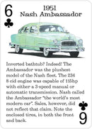 Classic American Rides Playing Cards