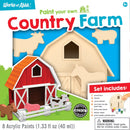 Country Farm Wood Wood Craft & Paint Kit