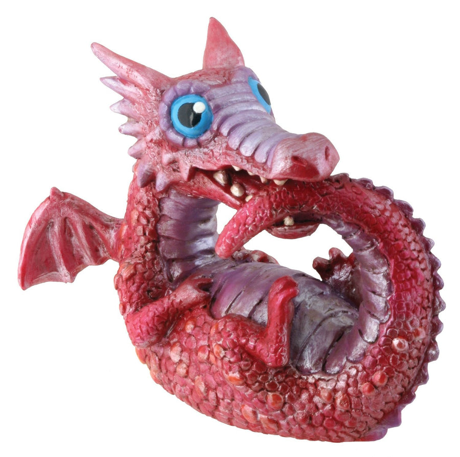 Fantasy Red Baby Dragon Sculpture