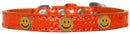 Dog, Puppy & Pet Designer Croc Widget Collar, "Happy Face"