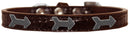 Dog, Puppy & Pet Designer Croc Widget Collar, "Arrows"