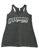 Womens Black Hulkamania Outline Tank Top