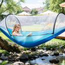 Camping Hammock with Mosquito Net - 440lbs Capacity Portable