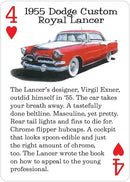 Classic American Rides Playing Cards