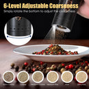 USB Rechargeable Pepper Mill – Adjustable Coarseness & LED Light