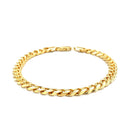 5.8mm 14k Yellow Gold Solid Miami Cuban Bracelet