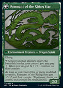 Jugan Defends the Temple // Remnant of the Rising Star (NEO-194) - Kamigawa: Neon Dynasty: (fandfc, enchantment) Foil