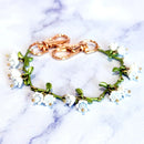 Snowdrops Deluxe Tumbler Charm Necklace