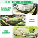 Camping Hammock with Mosquito Net - 440lbs Capacity Portable