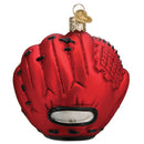 Reds Baseball Mitt Ornament