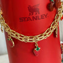 Red & Fruity Deluxe Tumbler Charm Necklace