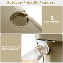 75 Quart Portable Hard Cooler with 6-Day Ice Retention and Wheels