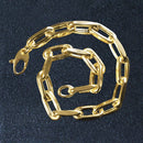 14k Yellow Gold French Cable Link Bracelet (6.00 mm)
