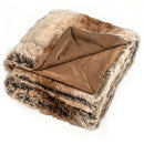760GSM Soft Plush Fuzzy Luxury Faux Raccoon Fur Blanket for Sofa-M