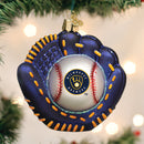 Brewers Baseball Mitt Ornament