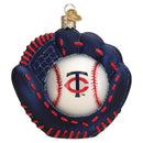 Twins Baseball Mitt Ornament