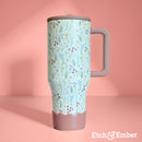 Antique Pink Scalloped Tumbler Boot