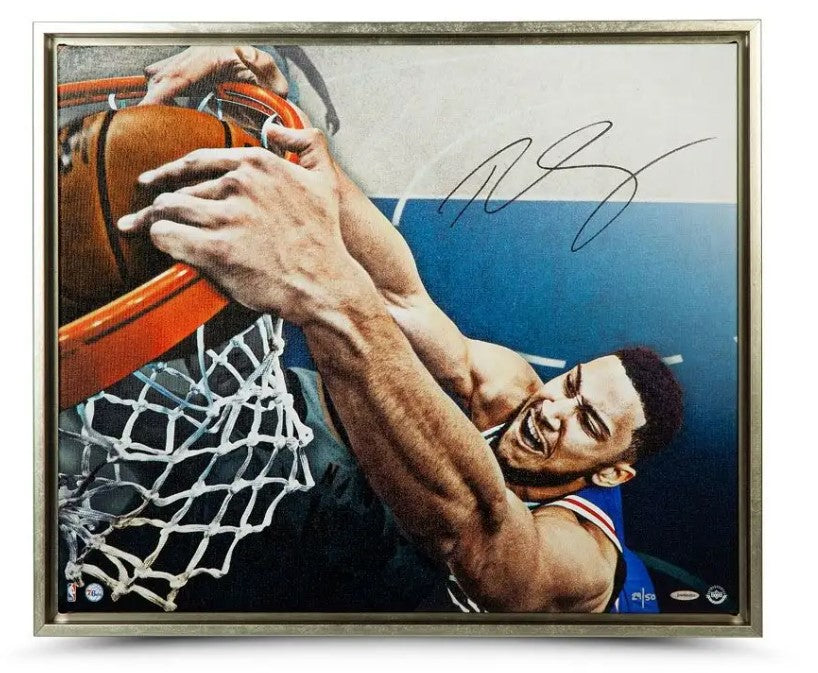 Ben Simmons Philadelphia 76ers Autographed Framed 20
