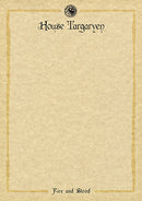 Game of Thrones: House Targaryen: Desktop Stationery Set (With Pen)