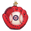 Nationals Baseball MItt Ornament