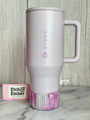 Laura’s Pretty Purple REMIX MACRAME Tumbler Boot