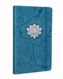 Lotus Hardcover Ruled Journal