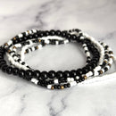 Black & White Tumbler Bracelet Stack -fits 30-40oz
