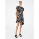 Michael Kors Petal Crepe Ruffle Dress, Size Small