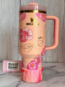 PEACH TWIST MACRAME Tumbler Boot