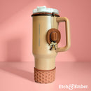 Lucky Cowgirl Hat Charm - Tumbler Handle Charm