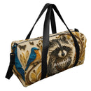 Personalized Woodland Raccoon Duffel Bag with Custom Name ā Baby Travel, Gym & Weekend Bag