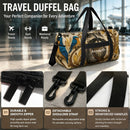 Personalized Woodland Raccoon Duffel Bag with Custom Name ā Baby Travel, Gym & Weekend Bag