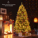 5 Feet Artificial Xmas Tree Hinged with 11 Lighting Modes and Remote Control