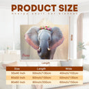 Personalized Elephant Hooded Fleece Blanket | Custom Name Gift