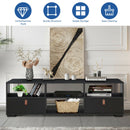TV Stand Entertainment Media Center Console for TV's up to 60 Inch with Drawers Walnut
